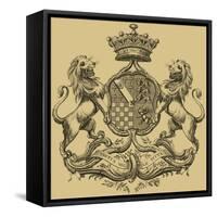 Heraldry I-Vision Studio-Framed Stretched Canvas