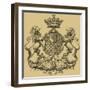 Heraldry I-Vision Studio-Framed Art Print