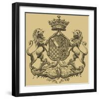 Heraldry I-Vision Studio-Framed Art Print