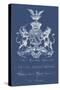 Heraldry on Navy II-Vision Studio-Stretched Canvas