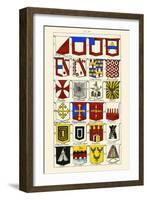 Heraldry-Hugh Clark-Framed Art Print