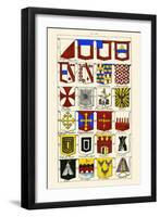 Heraldry-Hugh Clark-Framed Art Print