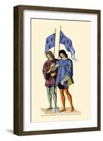 Heralds Announcing Death of Charles VI-H. Shaw-Framed Art Print