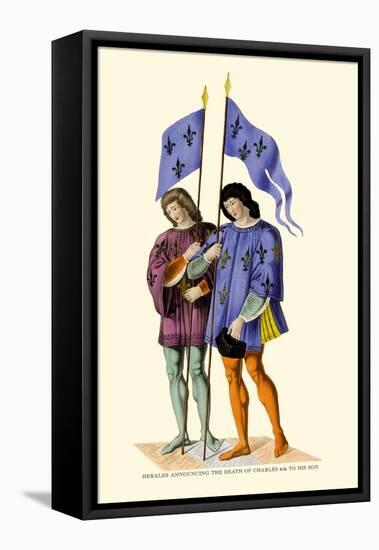 Heralds Announcing Death of Charles VI-H. Shaw-Framed Stretched Canvas