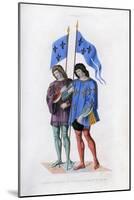 Heralds Announcing the Death of Charles VI to His Son, C1500-Henry Shaw-Mounted Giclee Print