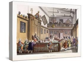 Heralds College: the Hall, from 'The Microcosm of London', 1808-1810-null-Stretched Canvas