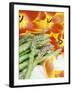 Heralds of Spring: Green Asparagus and Tulips-Linda Burgess-Framed Photographic Print