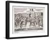 Heralds Reading Proclamation of Peace, Royal Exchange, London, June 28th 1814-null-Framed Giclee Print