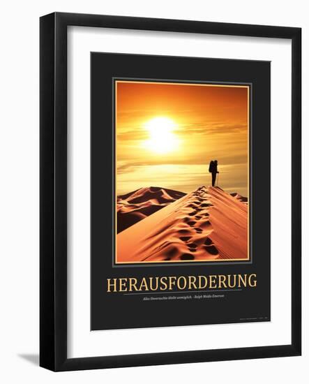 Herausforderung (German Translation)-null-Framed Photo