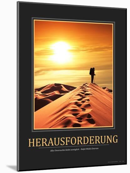 Herausforderung (German Translation)-null-Mounted Photo