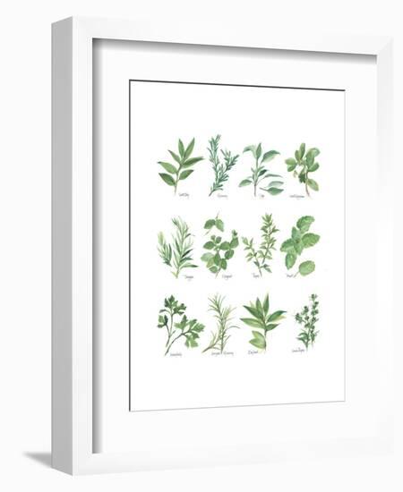 Herb Chart-Chris Paschke-Framed Art Print