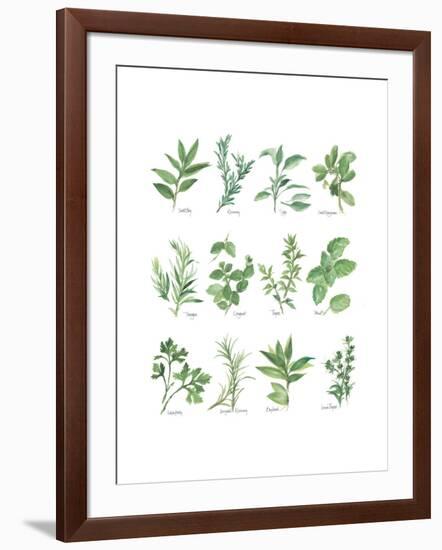 Herb Chart-Chris Paschke-Framed Art Print