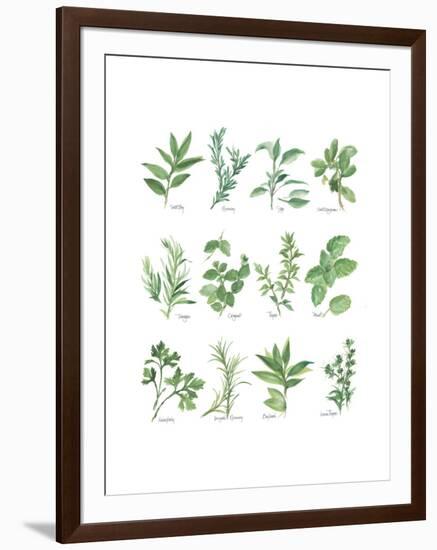 Herb Chart-Chris Paschke-Framed Art Print