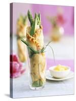 Herb Crepes Filled with Green Asparagus-Jan-peter Westermann-Stretched Canvas