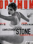 L'Optimum, December 1998-January 1999 - Sharon Stone-Herb Ritts Visages-Stretched Canvas