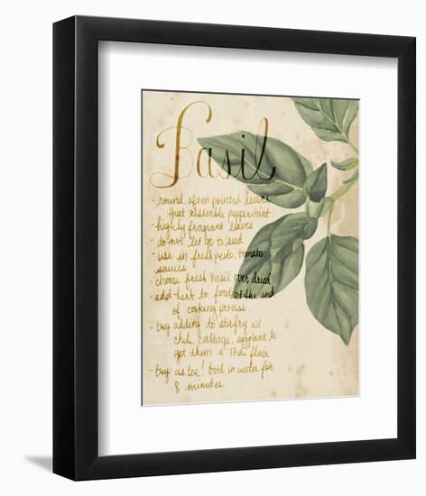 Herb Study I-Grace Popp-Framed Art Print