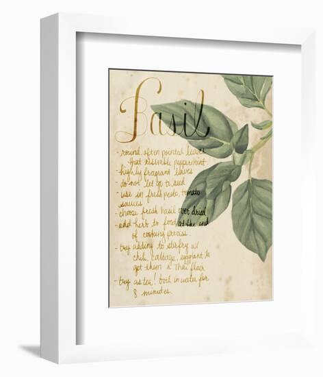 Herb Study I-Grace Popp-Framed Art Print