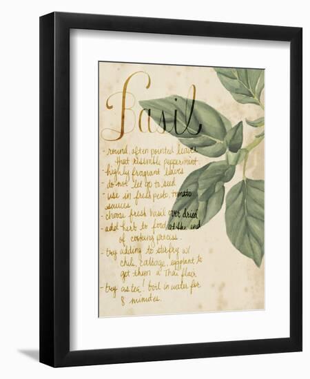 Herb Study I-Grace Popp-Framed Art Print