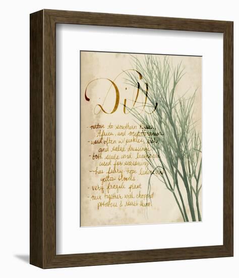 Herb Study II-Grace Popp-Framed Art Print