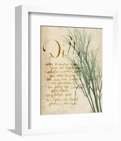 Herb Study II-Grace Popp-Framed Art Print