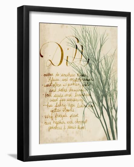 Herb Study II-Grace Popp-Framed Art Print