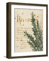 Herb Study IV-Grace Popp-Framed Art Print