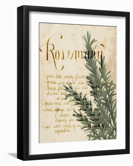 Herb Study IV-Grace Popp-Framed Art Print