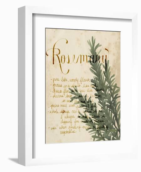 Herb Study IV-Grace Popp-Framed Art Print