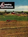 "Alfalfa Field," Country Gentleman Cover, July 1, 1948-Herb Zeck-Mounted Giclee Print