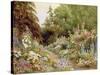 Herbaceous Border-Evelyn L. Engleheart-Stretched Canvas