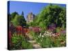 Herbaceous Borders in the Gardens, Crathes Castle, Grampian, Scotland, UK, Europe-Kathy Collins-Stretched Canvas