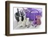 Herbal Compress Balls for Spa Treatment and Lavender - Beauty Treatment-matka_Wariatka-Framed Photographic Print