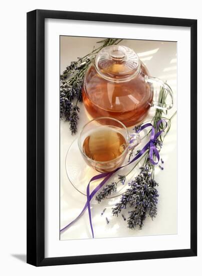 Herbal Tea And Lavender-Erika Craddock-Framed Photographic Print