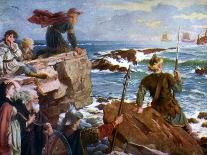 How the Danes Came Up the Channel a Thousand Years Ago, 1925-Herbert A Bone-Giclee Print