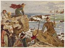 How the Danes Came Up the Channel a Thousand Years Ago, 1925-Herbert A Bone-Giclee Print