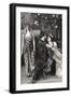 Herbert Beerbohm Tree, Constance Collier and Alice Crawford, English Actors, 1907-FW Burford-Framed Photographic Print
