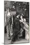 Herbert Beerbohm Tree, Constance Collier and Alice Crawford, English Actors, 1907-FW Burford-Mounted Photographic Print