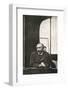 Herbert Gladstone in the witness box at the trial of Emmeline Pankhurst and others, London, 1908-Unknown-Framed Photographic Print