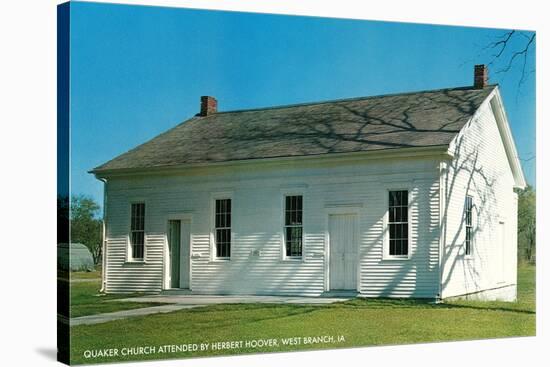 Herbert Hoover's Quaker Church-null-Stretched Canvas