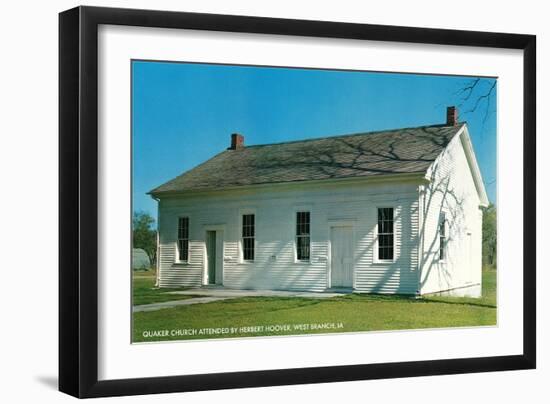 Herbert Hoover's Quaker Church-null-Framed Art Print