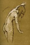Study for 'The Sea Maiden' (Charcoal Heightened with Chalk)-Herbert James Draper-Giclee Print