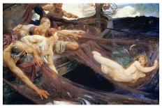 Study for Prospero Summoning Nymphs and Deities, C1902, (1903)-Herbert James Draper-Giclee Print