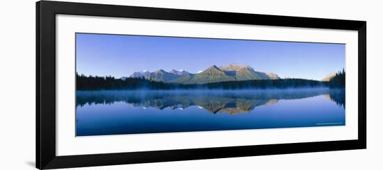 Herbert Lake and Bow Range, Banff Np, Rocky Mountains, Alberta, Canada-Hans Peter Merten-Framed Photographic Print