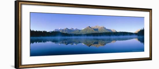 Herbert Lake and Bow Range, Banff Np, Rocky Mountains, Alberta, Canada-Hans Peter Merten-Framed Photographic Print