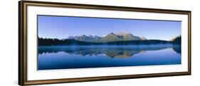 Herbert Lake and Bow Range, Banff Np, Rocky Mountains, Alberta, Canada-Hans Peter Merten-Framed Photographic Print