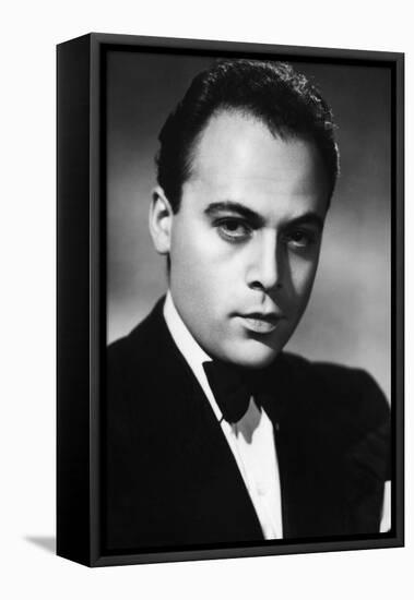 Herbert Lom, Rank-null-Framed Stretched Canvas