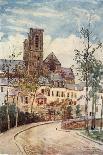 France, Laon Street 1907-Herbert Marshall-Art Print