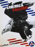 America Calling, Take Your Place in Civilian Defense, c.1941-Herbert Matter-Mounted Art Print