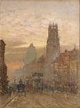 Looking Down Ludgate Hill from the Steps of St. Pauls, 1900-Herbert Menzies Marshall-Giclee Print