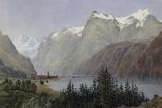 Lake Lucerne-Herbert Moxon Cook-Stretched Canvas